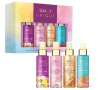 Coffret Mini Mist Brume Corporelle Parfumée pour Femme 4x50ml, Fraîcheur et Légèreté, Format Voyage et Découverte