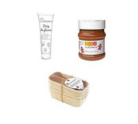 Coffret mini pain d'épices 4 caissettes bois