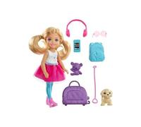 Coffret mini poupée Chelsea avec accessoires de voyage