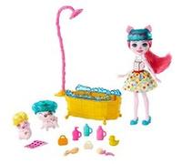 Coffret Mini Poupée Enchantimals Le Bain de Petya Truie Multicolore G
