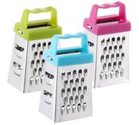 Coffret Mini râpe à fromage carrée en acier inoxydable, idéale pour le fromage au citron et à usages multiples