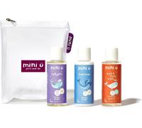 Coffret Mini-U pour les cheveux et la peau : Shampooing crème au miel 100ml + Après-shampooing crème au miel 100ml + Lave cheveux et corps Tropical Berries 100ml