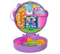 Coffret mini-univers de jeu football - POLLY POCKET - Coffret ballon de foot - 2 micro-figurines