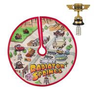 Coffret miniature Hallmark Keepsake 2022 Disney/Pixar Cars Radiator Springs pour cime de sapin et jupe de sapin de No l