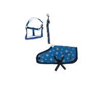 Coffret miniatures pour poney en peluche enfant HKM Kids Cuddle Pony Bleu TU