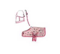 Coffret miniatures pour poney en peluche enfant HKM Kids Cuddle Pony Rose TU