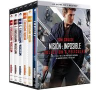 Coffret Mission Impossible L Intégrale Collection 6 Films 13 Discs (6 4k Ultra Et 7 Blu-Ray En Import Espagne Avec Vf Incluse Sur Les 2 Formats (Sauf Sur Le Blu-Ray M:I 3), Inclus Un Blu-Ray Bonus