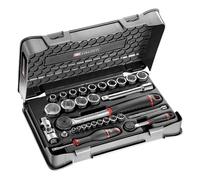 Coffret mixte clé à cliquet + douilles FACOM RS.161-1PB 1/4"et 1/2