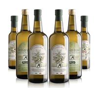 Coffret mixte d'huile d'olive contenant : 2 bouteilles d'Extra Vierge Marone Filtrée 1 l, 2 d'Huile d'Olive 1 l, 2 d'Extra Vierge Mosto 0,25 l