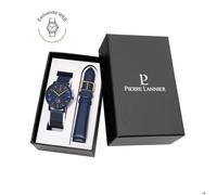 Coffret Mixte Robin Leon ESSENTIAL Bleu Cadran Bleu Bracelet Cuir Bleu 20 MM