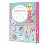 Coffret Mon Atelier De Mode - Contient : 1 Carnet, 25 Feuilles De Papier À Motif, Plus De 200 Autocollants, Plus De 100 Décalcomanies, 3 Pochoirs, 2 Feutres