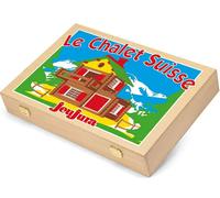 JeuJura – Jeu de construction Mon Chalet en Bois 8008 – 175 pièces – Coffret en bois