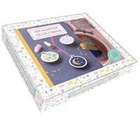 Coffret Mon magnifique collier à broder : Avec un livret, du matériel et 3 modèles au choix