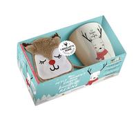 Coffret Mon petit moment chaud bouillotte Renne 1 mug + 1 mini-boui - Collectif - Larousse - Coffret - Jeux livres objets