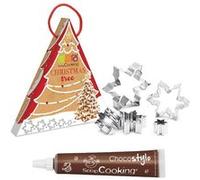 Coffret mon Sapin de Noël en biscuit + 1 Stylo chocolat Multicolore
