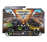 Coffret monster bakugan dragonoid et batman - voiture noir - set 2 véhicules miniatures métal + 1 carte offerte - collector Noir