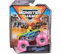 Coffret Monster Jam Collection - DieCast Truck Blue Thunder 1/64, collector Series 40 - Voiture Monstre - Set vehicule + 1 carte