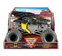 Coffret monster jam géant : batman - voiture noire et grise 19x13cm (lxl) - set véhicule miniature 1:24 + 1 carte tigre