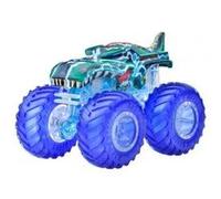 Coffret monster trucks power smashers mega-wrex - voiture hot wheels - set véhicule miniatures échelle 1:64
