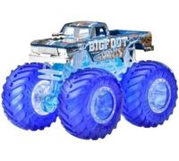 Coffret Monster Trucks Power Smashers - Voiture pour Hot Wheels big Foot - Set véhicule Miniatures Échelle 1:64 + Carte Tigre