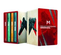 Coffret Monterverse : Godzilla + Kong + Godzilla 2 + Godzilla vs Kong [4K Ultra-HD + Blu-Ray-Édition boîtier SteelBook]
