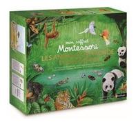Nathan Coffret Montessori – Les animaux du monde et leurs milieux – Dès 4 ans – 36 figurines