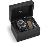 coffret montre bulova moon watch 96b251 - montre dateur ronde homme