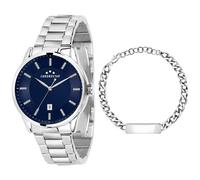 Coffret Montre Homme CHRONOSTAR en Acier Gris et Bracelet