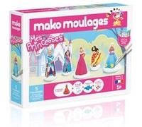 Coffret moulage en plâtre Mako moulages - Mes princesses - 5 pcs Multicolore G