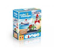 Coffret Moulage Véhicules - Mako Moulages - Mes 3 véhicules - Mixte - A partir de 5 ans - Bleu - Multicolore