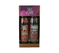 Coffret moulin duo sel et poivre dorés - Savor & Sens