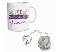 Coffret mug boule à thé Maman