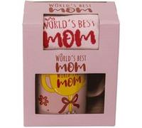 coffret mug chaussettes meilleure maman du monde - générique 78/8437 Rose G