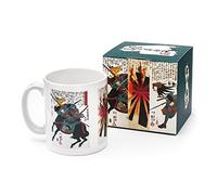 Coffret Mug - Coffret - Art Japonais Woodblock Art Japonais Samourai Cheval Guerrier Armure Cup
