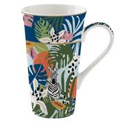 COFFRET MUG EN PORCELAINE 600 ML TROPICAL VIBES - EASYLIFE