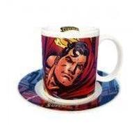 Coffret Mug Et Assiette Superman Multicolore