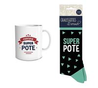 Coffret Mug et Chaussettes - Super Pote