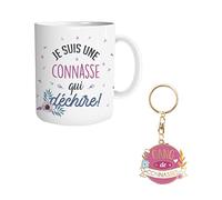 Coffret Mug et porte clés - Connasse