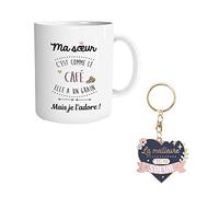 Coffret Mug et Porte clés - Ma Soeur