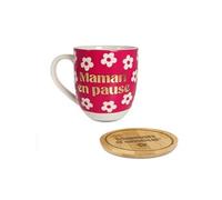 STC – Coffret cadeau – Maman d'amour en Pause – tasse et sous-tasse