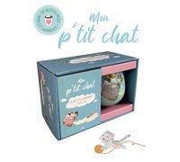 Coffret Mug - Mon p'tit chat - 30 recettes gourmandes spécial mug !: Un joli mug en céramique et un livre de recettes