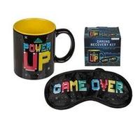 Coffret mug pour gamer et masque de nuit tasse game over G