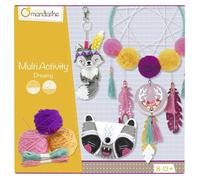 Avenue Mandarine Boîte créative DREAMY KC045C – attrape-rêves, porte-clés, pochette – dès 8 ans