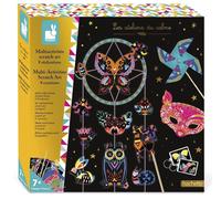 Coffret multi-activités scratch art noir TU