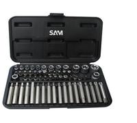COFFRET MULTI-EMPREINTES EMBOUTS ET DOUILLES SAM OUTILLAGE - CPRJS50