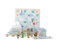 VILAC - Multi-Jeux des Tout-Petits - Sarah Betz - Jeux de Société - 1 Plateau de Jeu réversible en Bois - Jeux d'Eveil pour Enfant en Bois - Dès 2 Ans - 7117