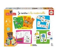 Educa Borrás – Coffret multi-jeux Je rentre à la Maternelle – 4 jeux – Petit Ours Brun