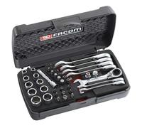 Coffret multi-serrage à cliquet compact FACOM 467BS.BOXPB 40 pièces