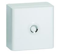 Coffret multimédia basique avec brassage - équipé et précâblé 4 prises RJ45