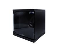 KOMELEC Coffret Mural Informatique 10 Pouces 6u Prof: 300mm Noir
